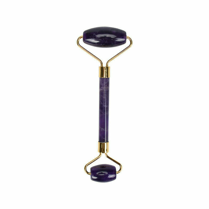 Amethyst Jade Face Roller Straight Handle (1) Amethyst Jade Face Roller Straight Handle 1