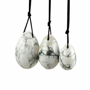 White Howlite Yoni Egg