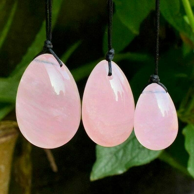 rose quartz yoni egg (3) rose quartz yoni egg