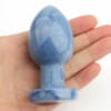 Blue Calcite Butt Plug
