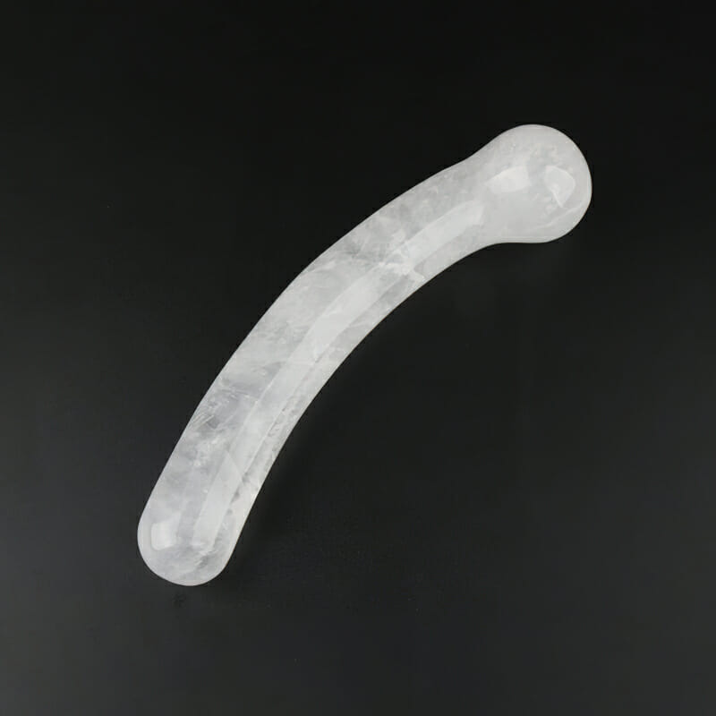 Clear Quartz Dildo (1) Clear Quartz Dildo
