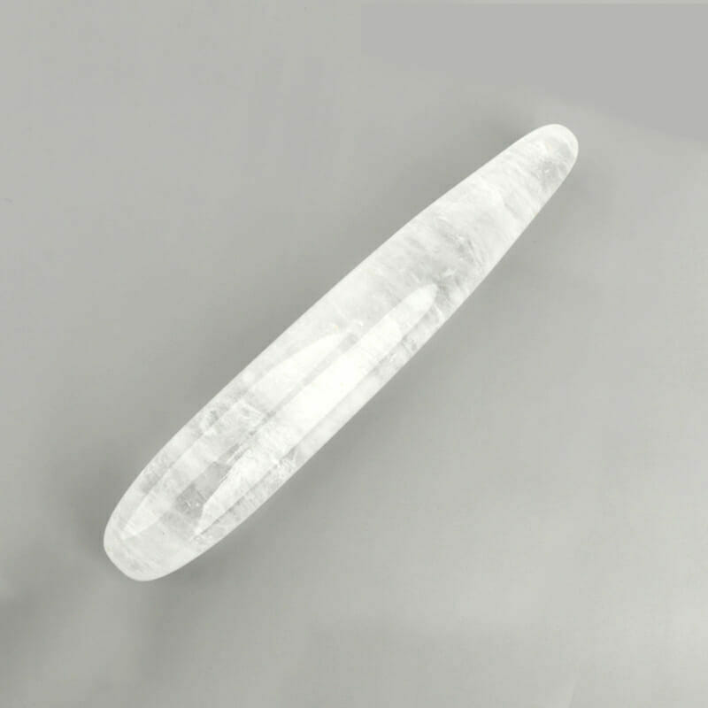 Clear Quartz Yoni Wand (1) Clear Quartz Yoni Wand