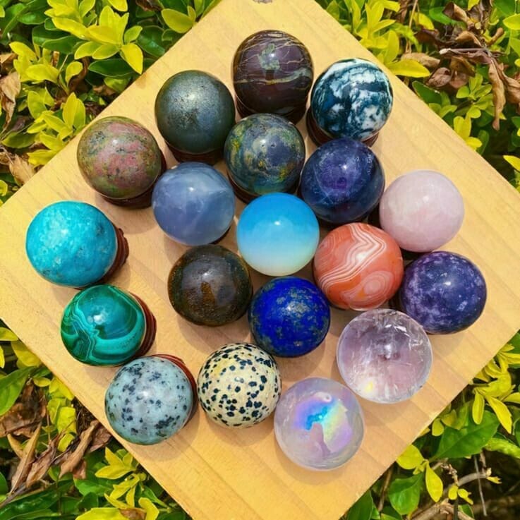 Healing Crystal Sphere Balls