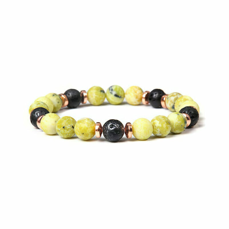 Wholesale Lava Stone Beaded Bracelet Supplier YLELY