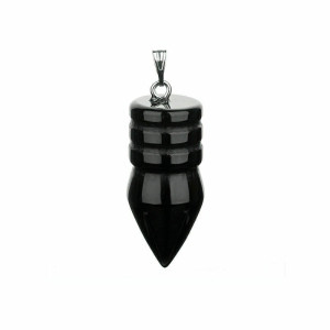Obsidian Gyro Pendant