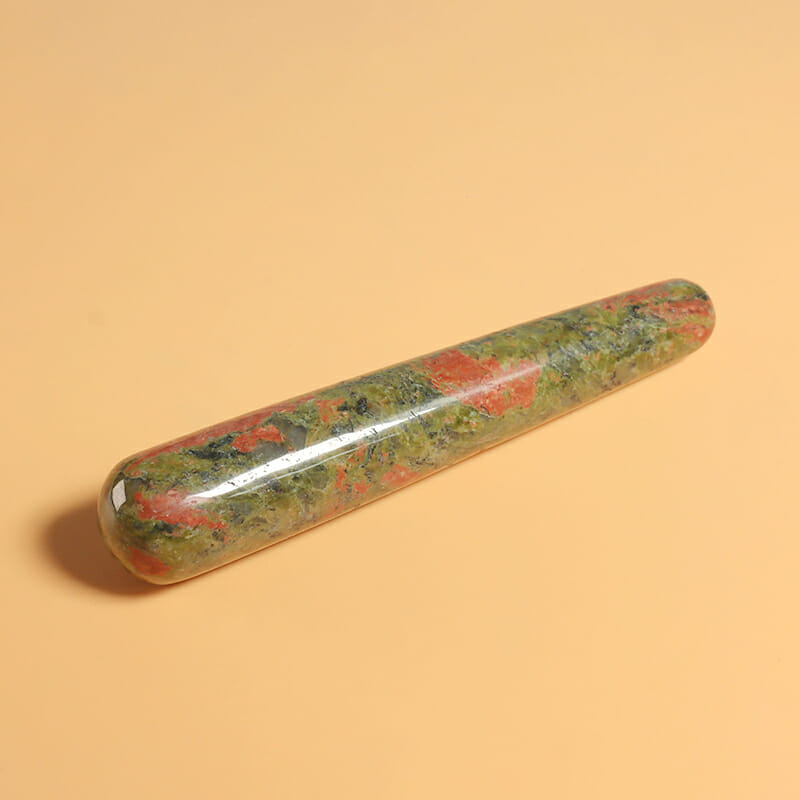 Unakite Yoni Wand (4) Unakite Yoni Wand