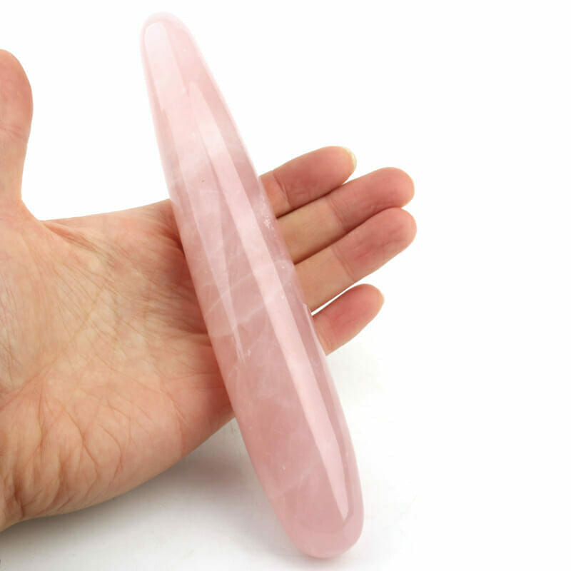 rose quartz Yoni Wand (2) rose quartz Yoni Wand wholesale