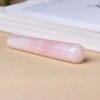 rose quartz yoni wand