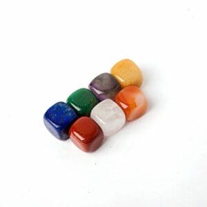 7 Chakra Cube Tumbled Stones