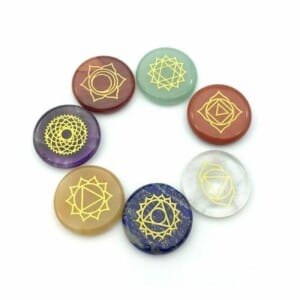7 Chakra Worry Stones