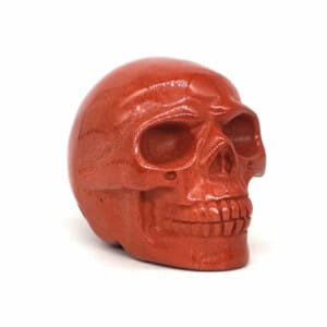 Red Jasper Skull