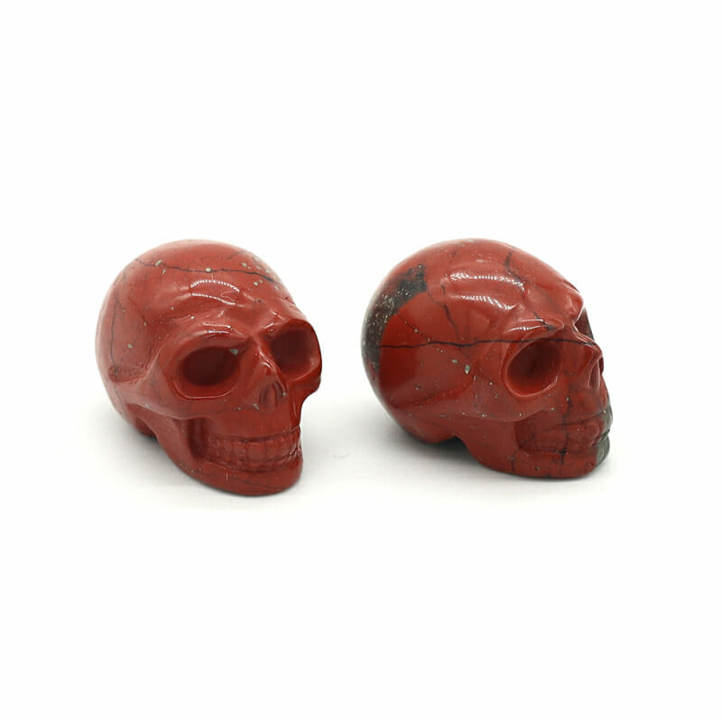 Red Jasper Skull 9