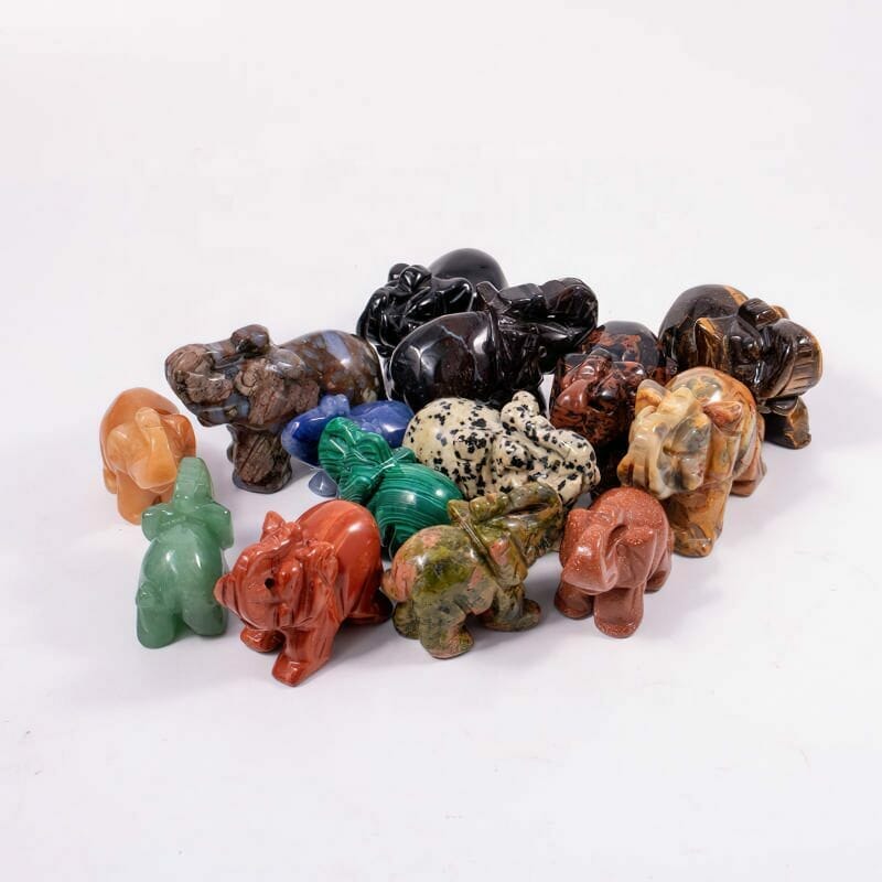 Gemstone Elephant 1 gemstone elephants wholesale