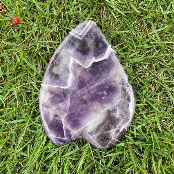 Amethyst Guasha Tool With Teeth (2) Amethyst Guasha Tool With Teeth 2