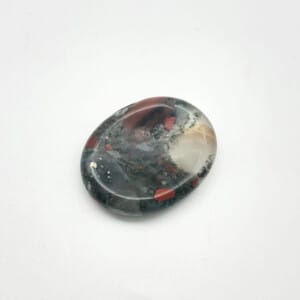 Bloodstone Thumb Worry Stone