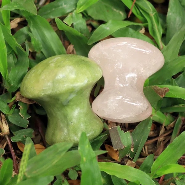 South Jade Mushroom Gua Sha Tool (2) South Jade Mushroom Gua Sha Tool