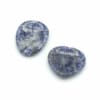 blue sodalite thumb worry stones