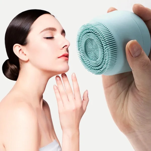 Silicone Ice Compress Facial Brush (6) Silicone Ice Compress Facial Brush