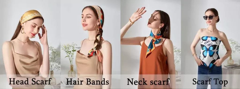 Personalized Silk Feeling Head Scarf