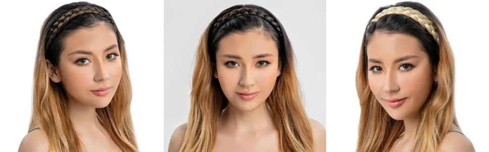Custom Bulk Synthetic Hair Braided Headband Wholesale