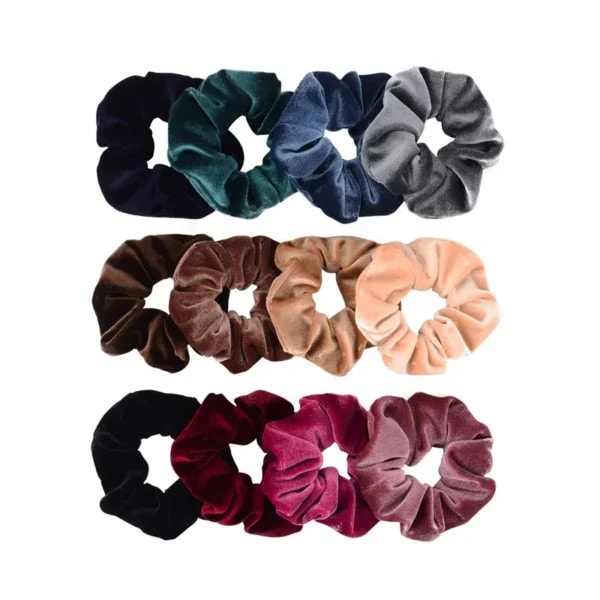 Wholesale Velvet Elastic Hair Scrunchies